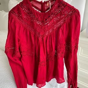 Worn once Free People cotton top